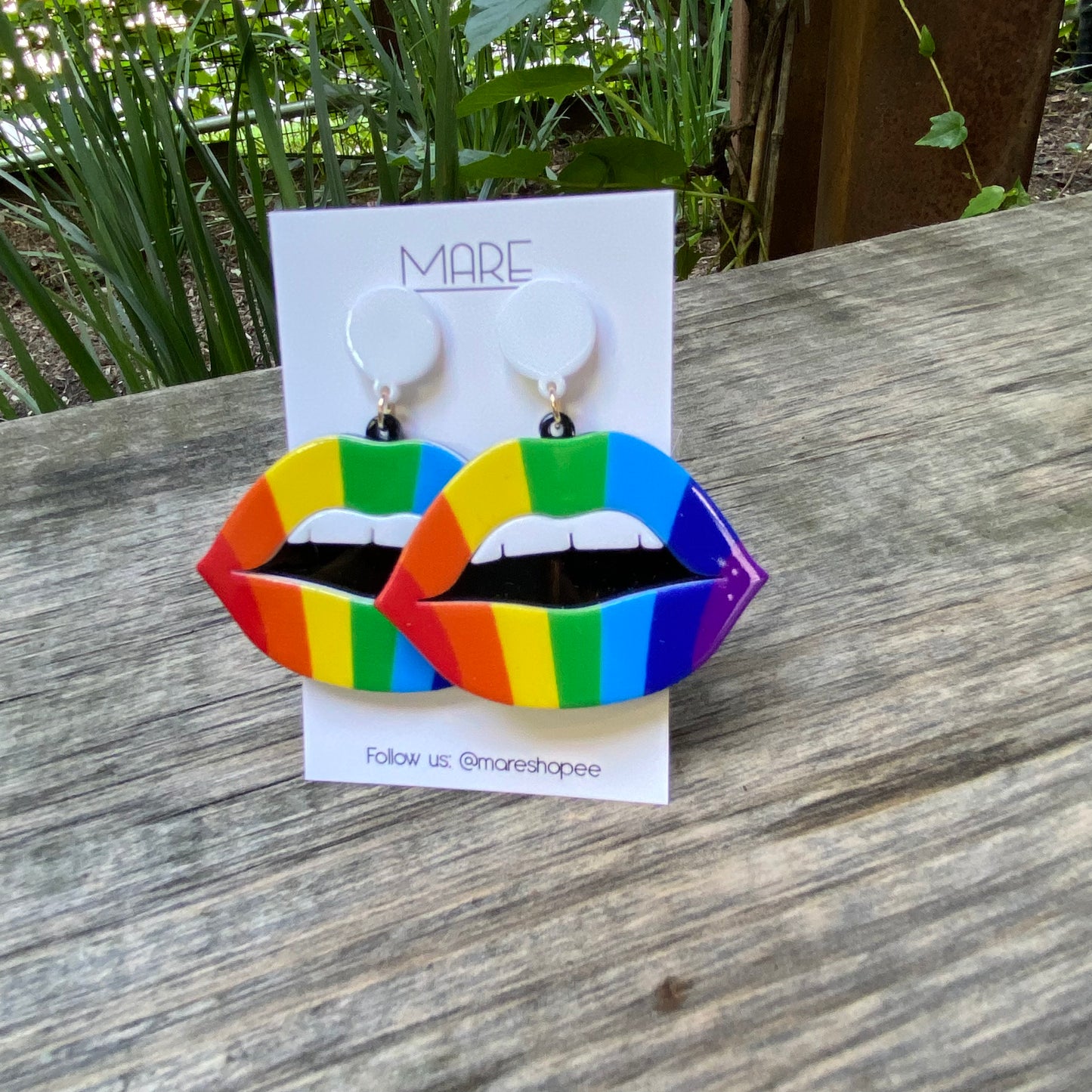 Pride Mouth Earrings