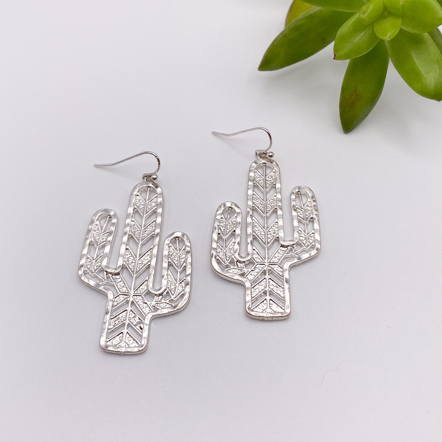 Cactus earrings