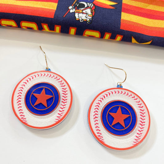 Astros #20 Earrings