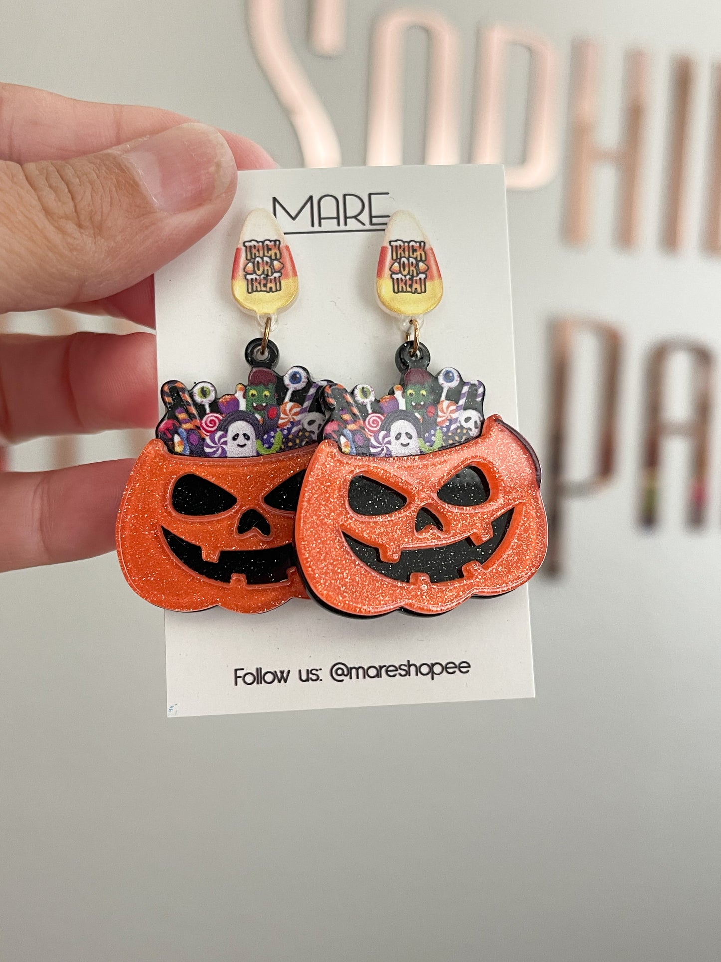 Pumpkin Earrings